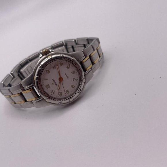 Working! Movado Women’s Quartz Wrist Watch Two Tone 80.36.825 main image 9